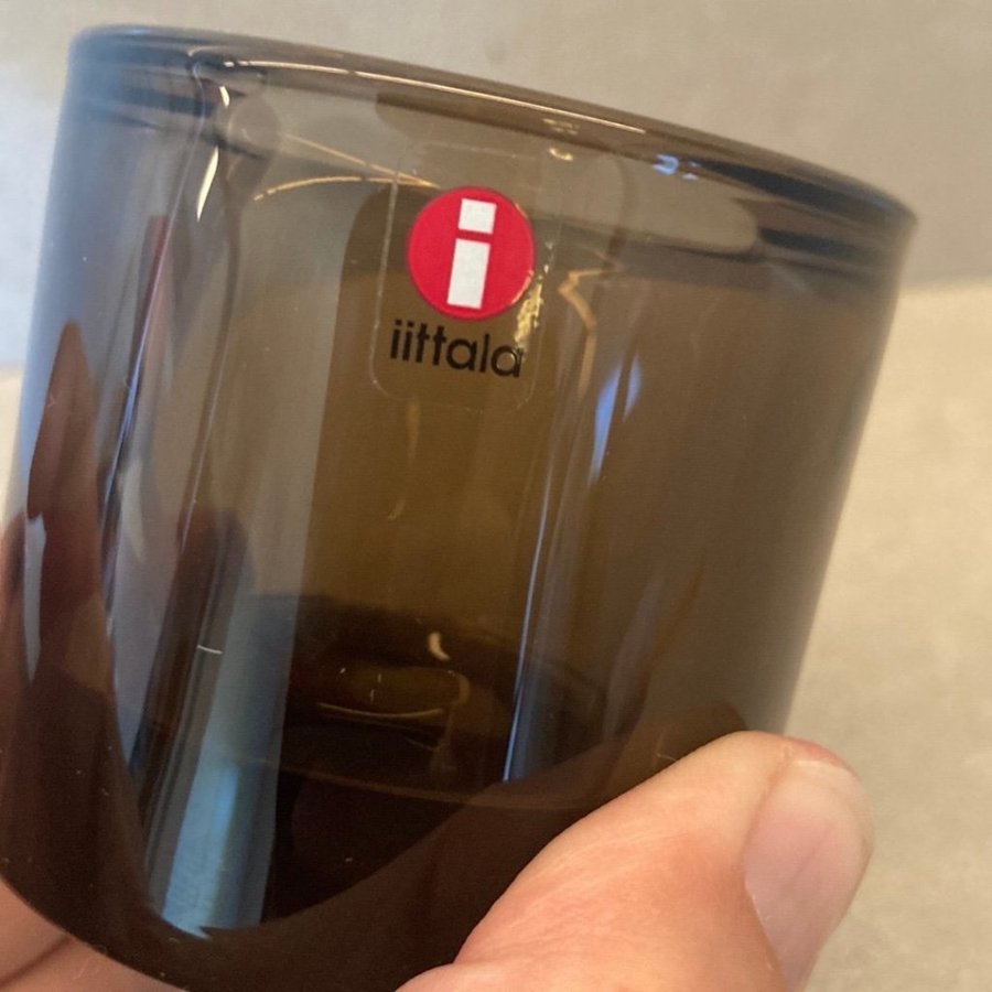 Iittala ljuslykta / ljusstake Marimekko kivi färg Sand