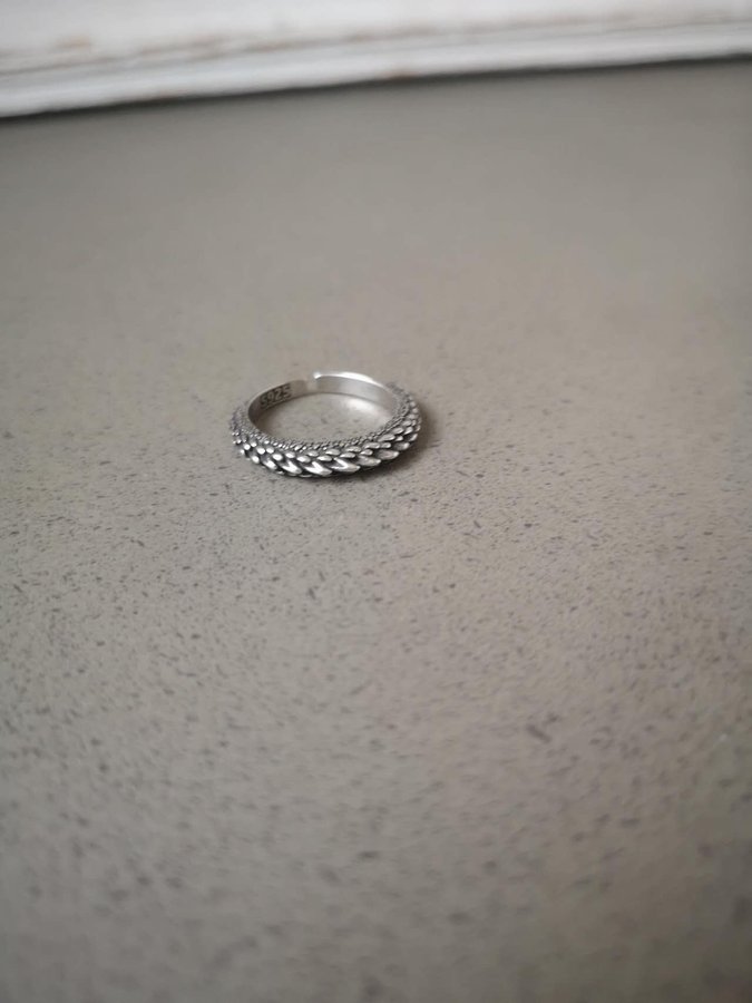 SILVER ring 925 stämpel pläterad