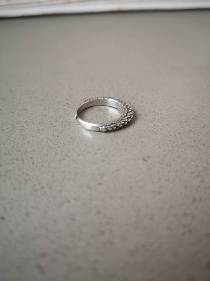 SILVER ring 925 stämpel pläterad