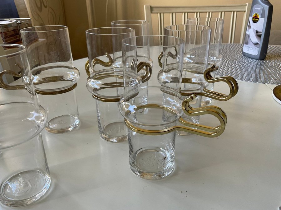 5+ 2 st Irish Coffee Glas Orrefors - Design Lindau  Lindekrantz - Vintage.