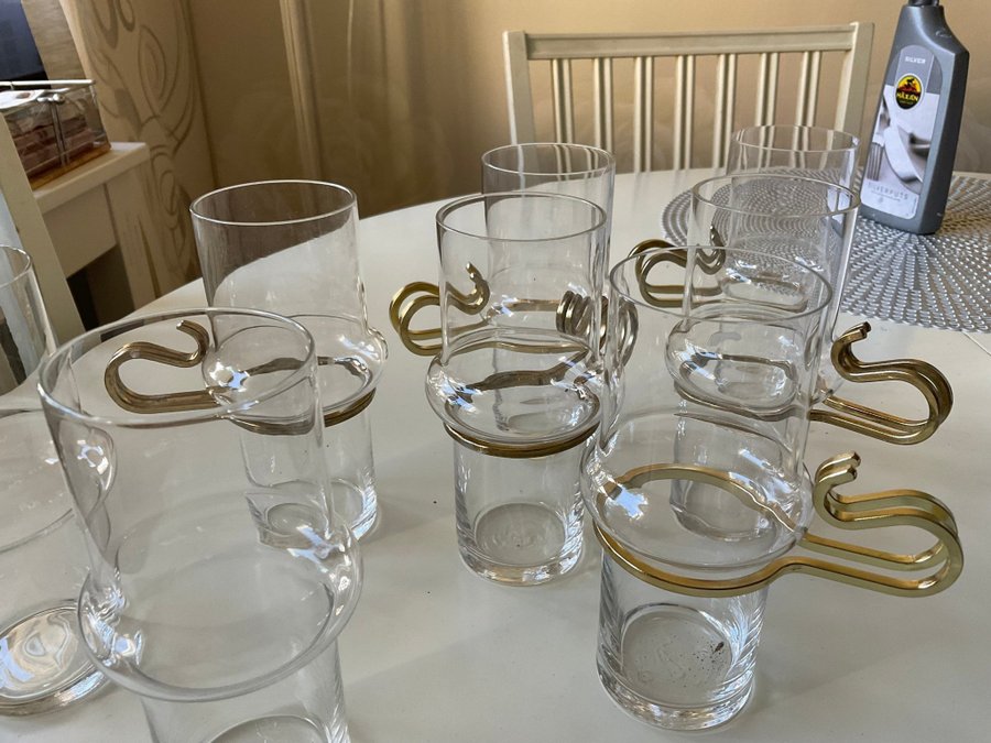 5+ 2 st Irish Coffee Glas Orrefors - Design Lindau  Lindekrantz - Vintage.