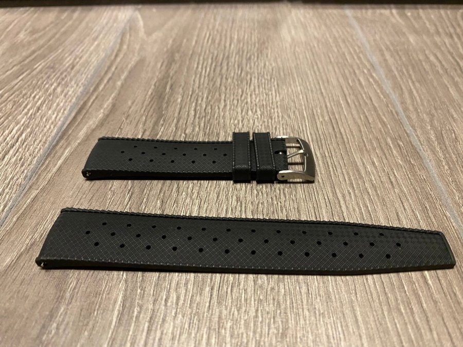 Klockband FKM Gummi 20mm