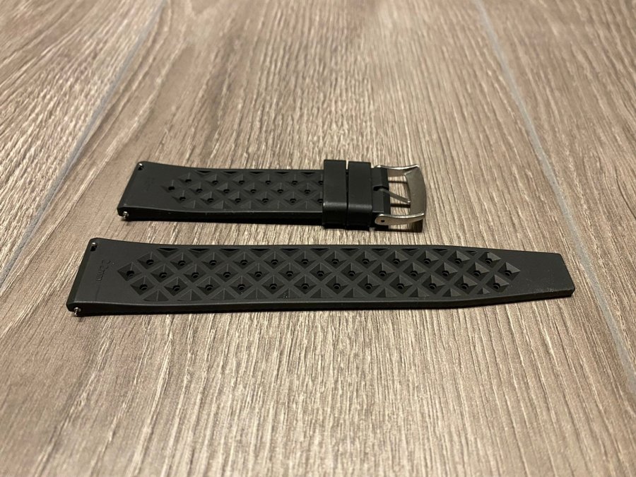 Klockband FKM Gummi 20mm