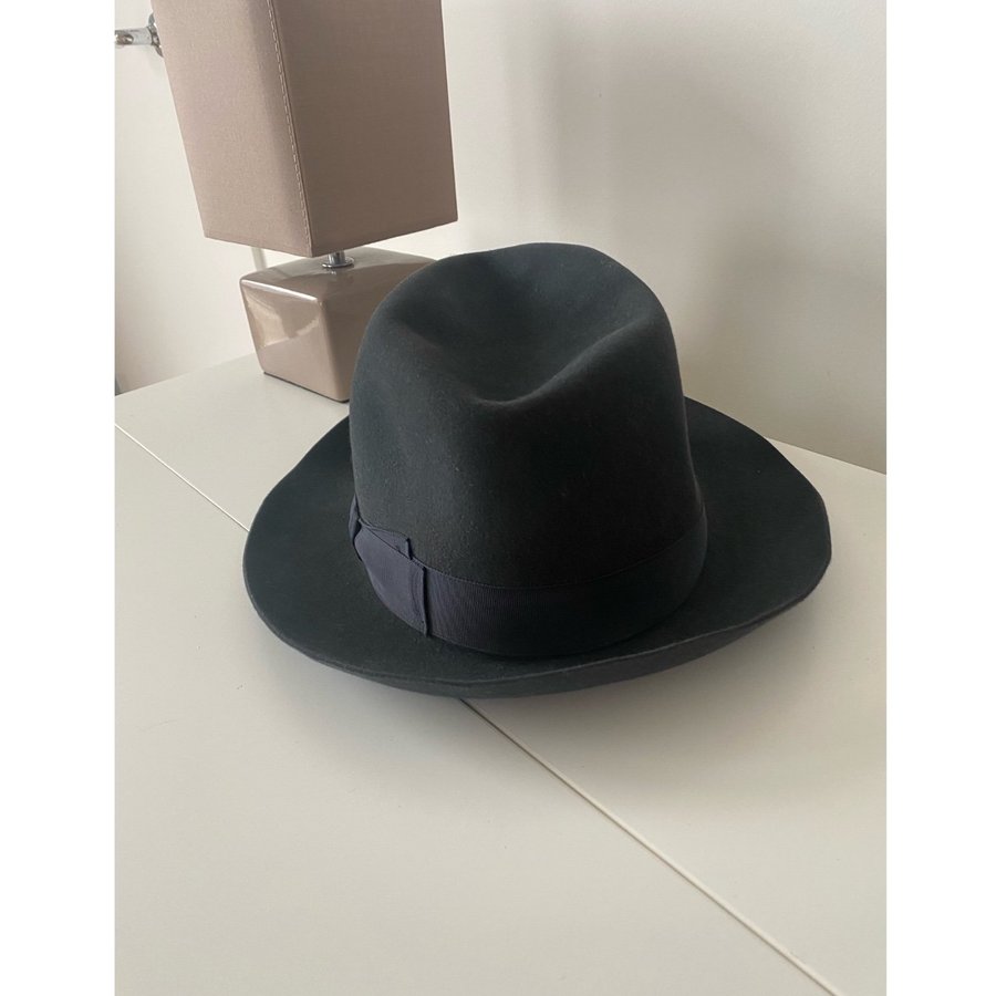 Borsalino mörk grå hatt, storlek 58