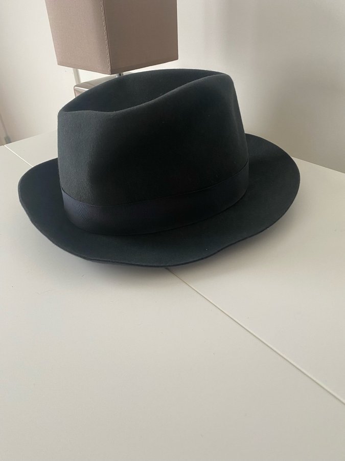 Borsalino mörk grå hatt, storlek 58