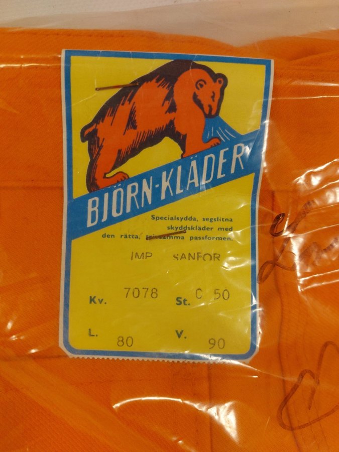 Björn-kläder Björnkläder Sanfor vintage varselbyxor arbetsbyxor