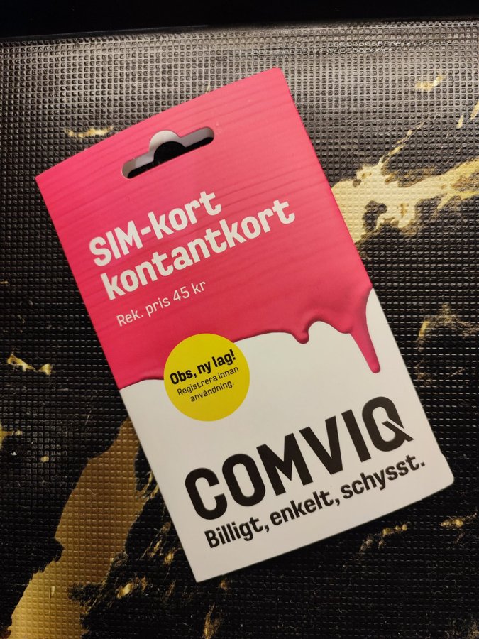 072-2727162 Golden Number -COMVIQ Kontantkort