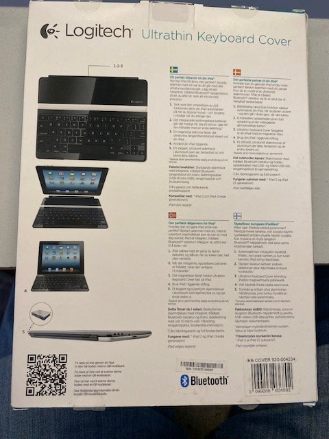 Logitech Ultrathin Keyboard Cover til ipad