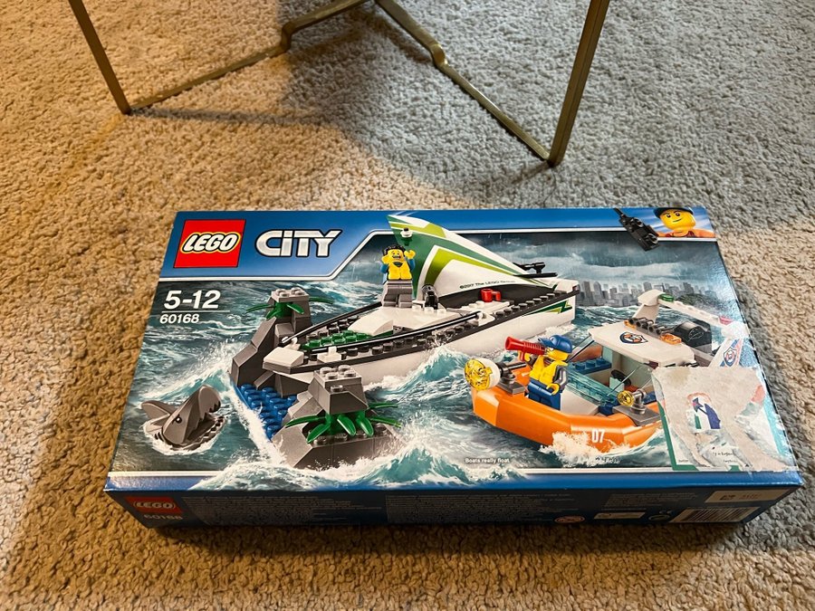 Uåbnet - 60168 LEGO City Coast Guard Sailboat Rescue