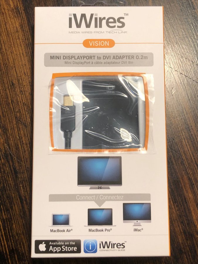 iWires Mini DisplayPort to DVI adapter 0.2m