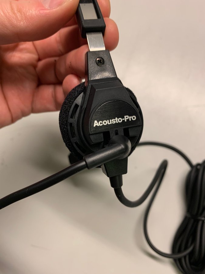 Parti med 11st Acousto-Pro Headset HS-50 *NOS* läs beskrivning