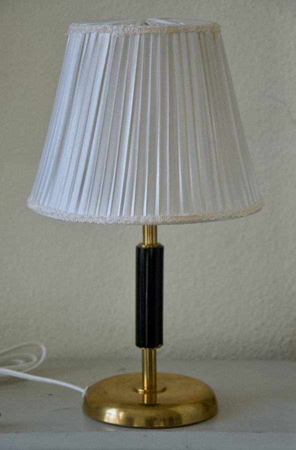 Böhlmarks bordslampa retro vintage antik Notini mässing lampa Swedish Modern