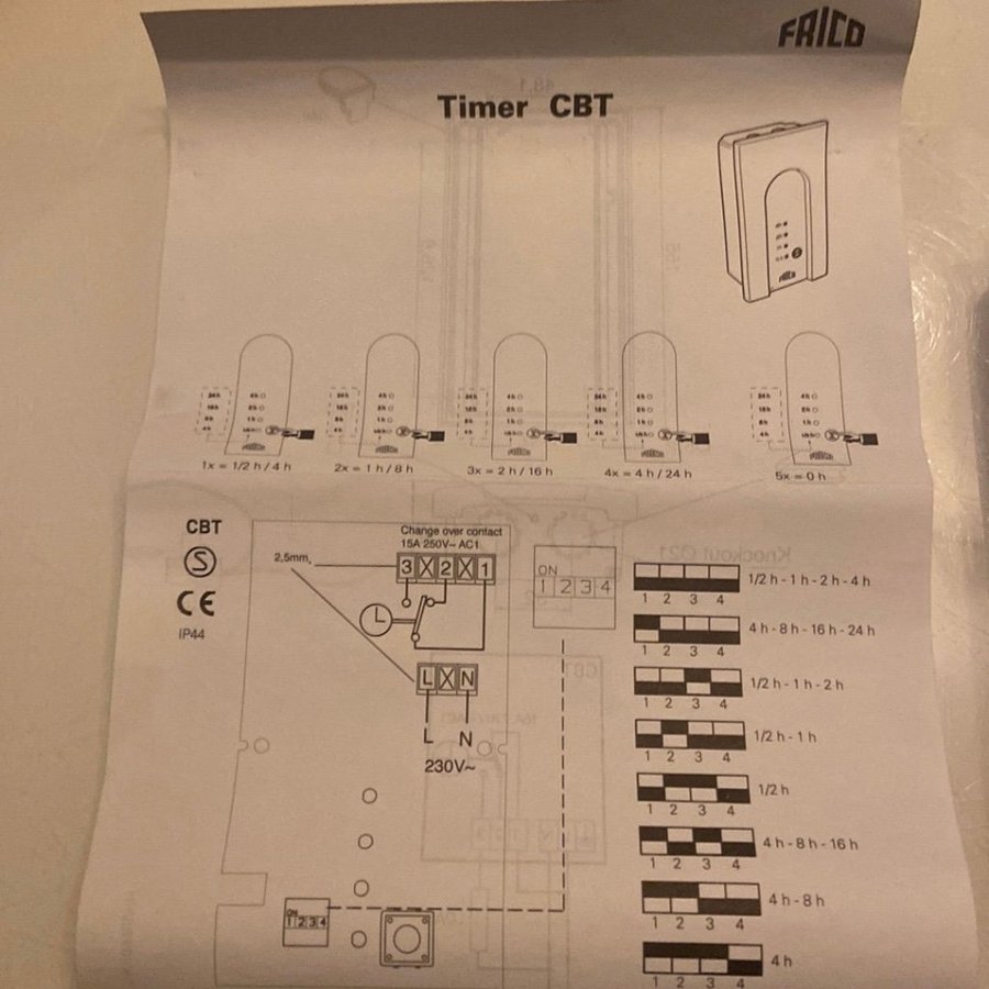 Electronic timer frico