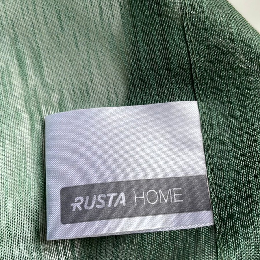 Rusta Home gröna gardiner