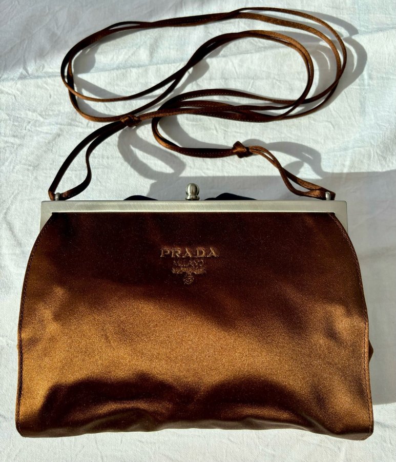 Vintage Prada väska clutch 90-tal