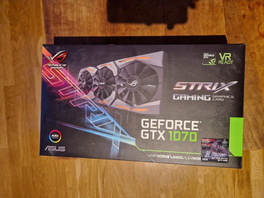 ASUS GEFORCE STRIX GTX 1070 Gaming Grafikkort