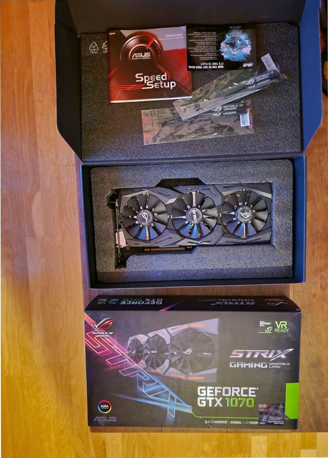 ASUS GEFORCE STRIX GTX 1070 Gaming Grafikkort