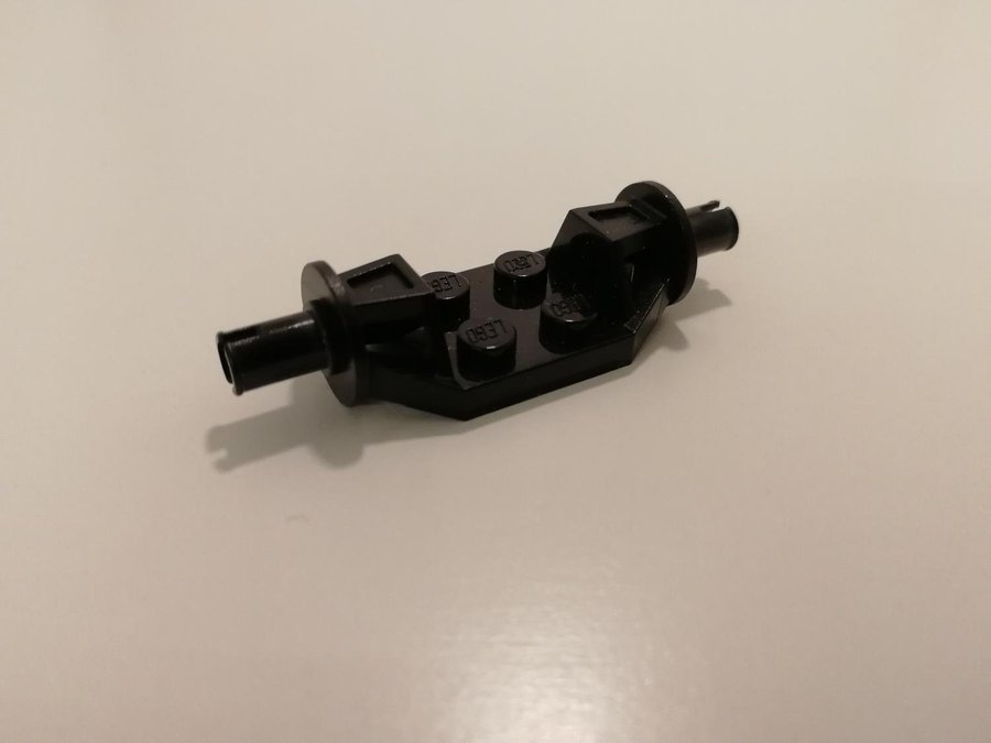 Lego - fäste - hjul - technic pins - 2x2 - part 47720 - svart