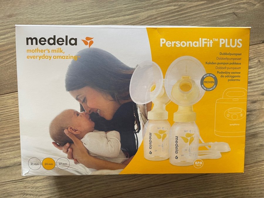 Medela PersonalFit PLUs, s.24mm, fint skick!