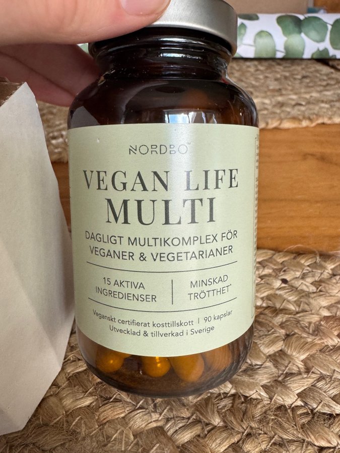 Nordbo Vegan Life Multi 90 kapslar Ny Oöppnad