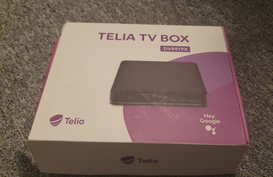 SDMC Telia Play Hub Modell dv8919x Android-baserade tv boxen