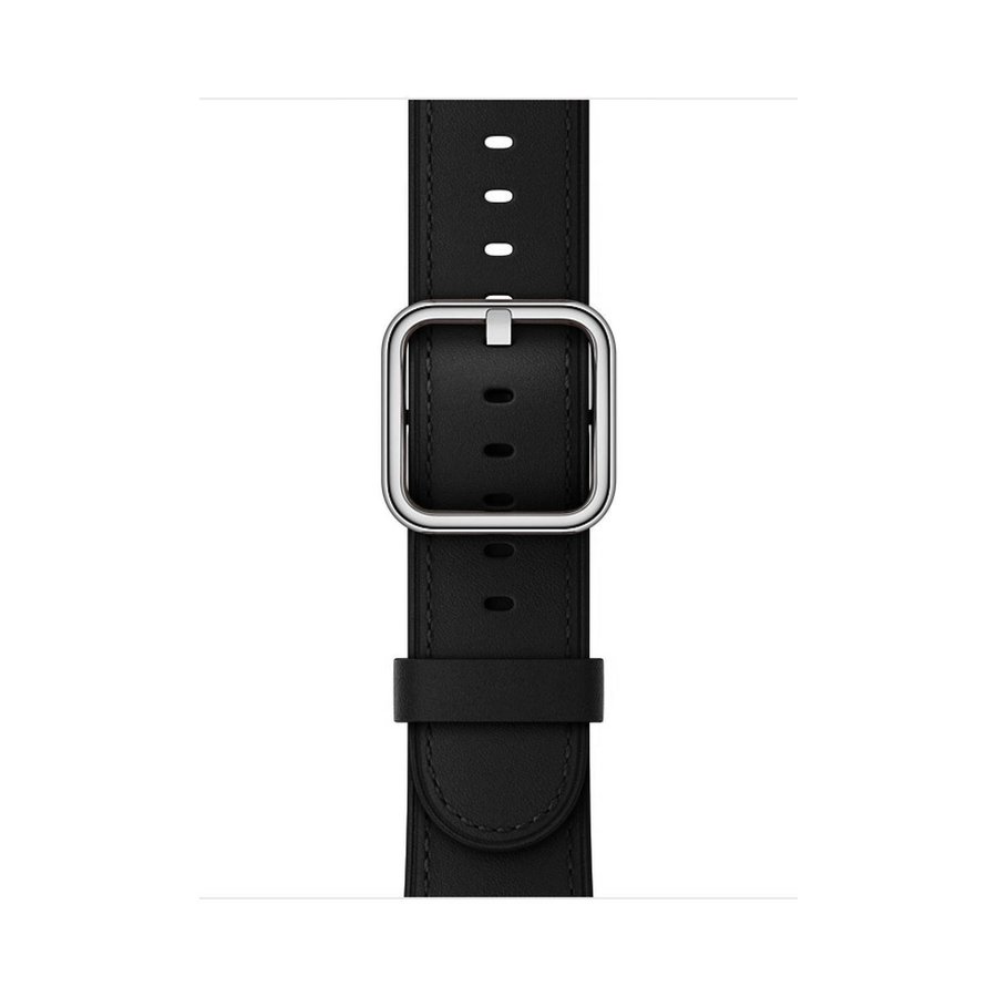 Fyrkantigt Spänne 44/45/46/49mm Apple Watch Armband - SVART