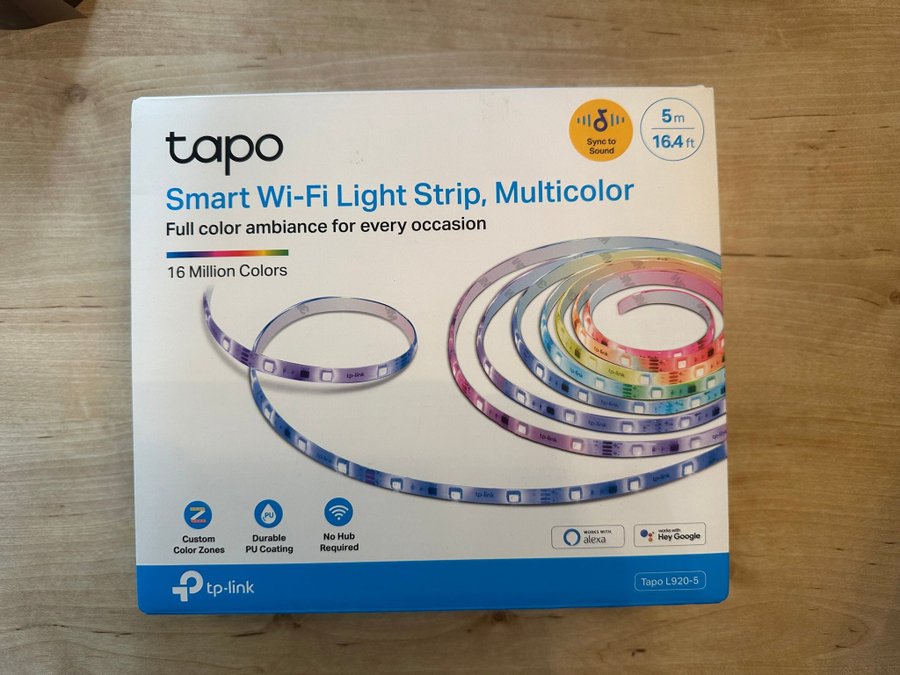 Tapo L920-5 Smart Wi-Fi Light Strip, Multicolor