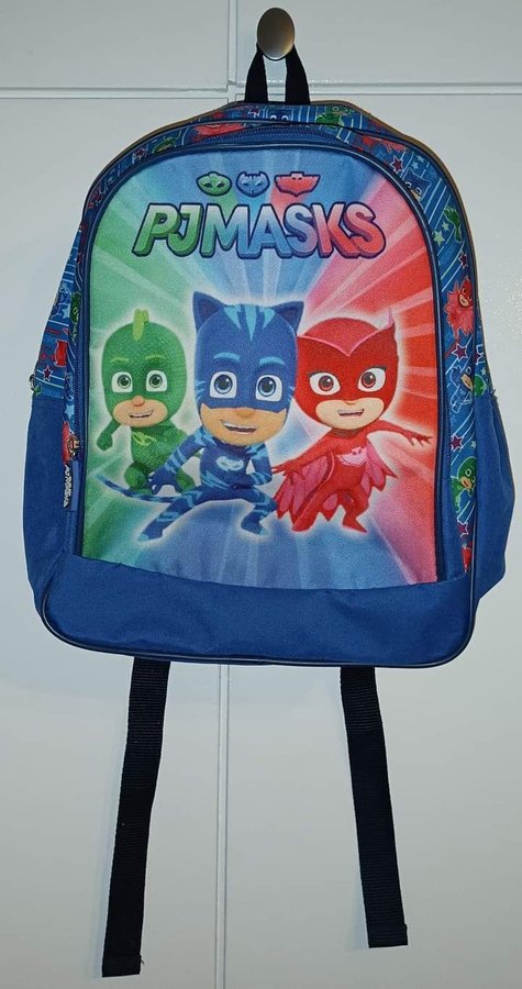 Pyjamashjältarna / PJ Masks - Ryggsäck / 11 figurer / 2 bilar