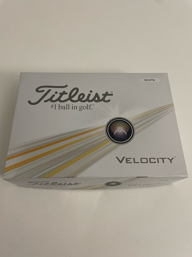 Helt nya Titleist velocity golfbollar