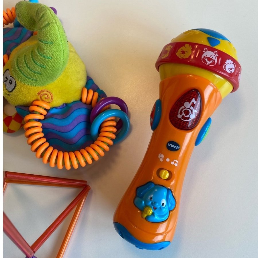 Vtech Mikrofon, Leksakselefant  Knasig grej