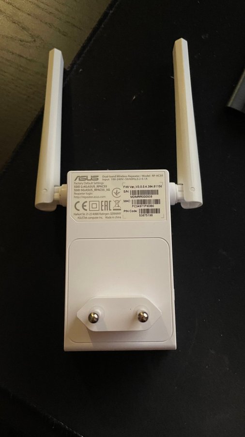 ASUS RP-AC55 Dual-band Wireless Repeater