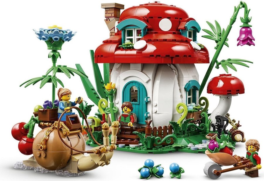 LEGO 910037-1 Bricklink Designer Program Mushroom House / svamphus - NY/OÖPPNAD