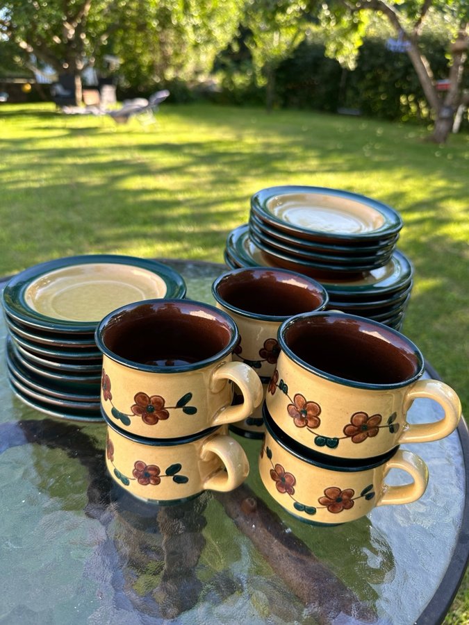 Vackert Retro vintage Gabriel Sweden 146 kaffe/Te set/ servis 25 delar