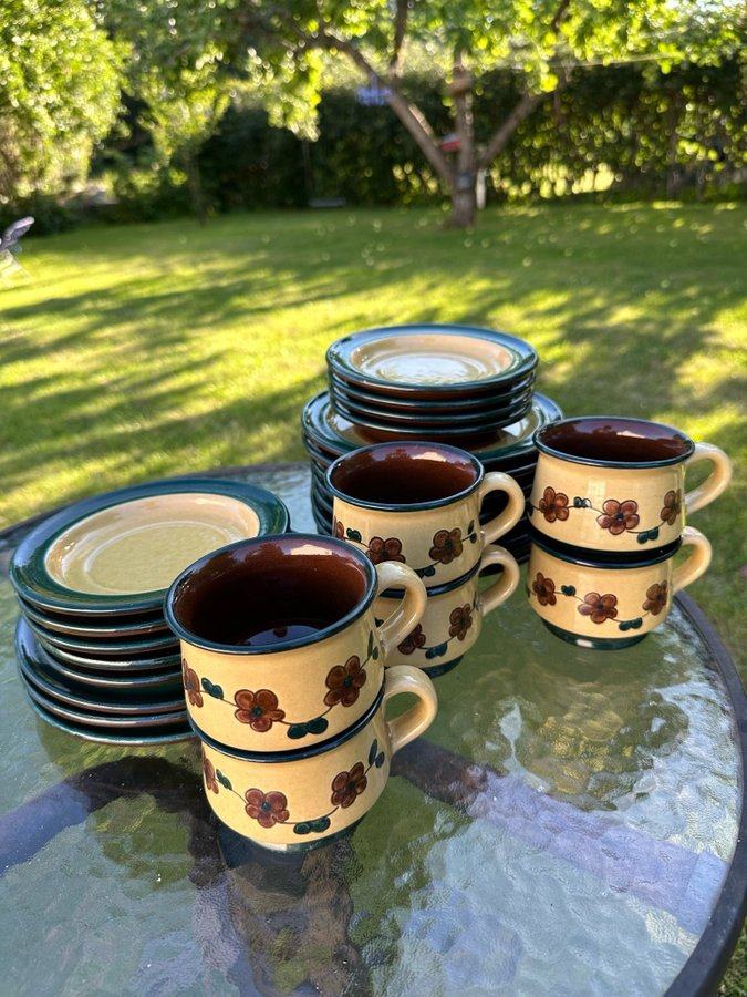 Vackert Retro vintage Gabriel Sweden 146 kaffe/Te set/ servis 25 delar