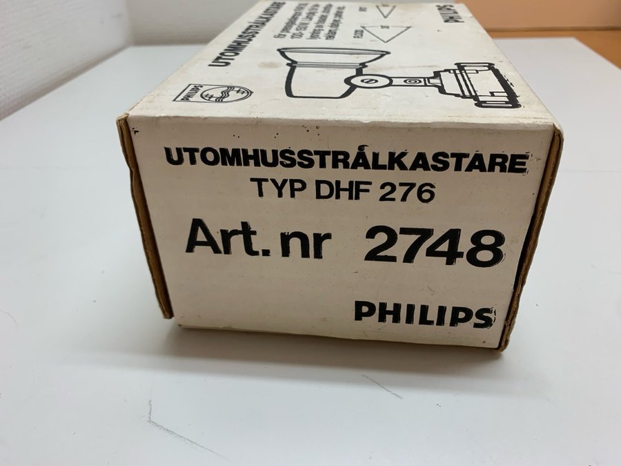 Helt ny Philips Utomhusstrålkastare Typ DHF 276 Artnr 2748