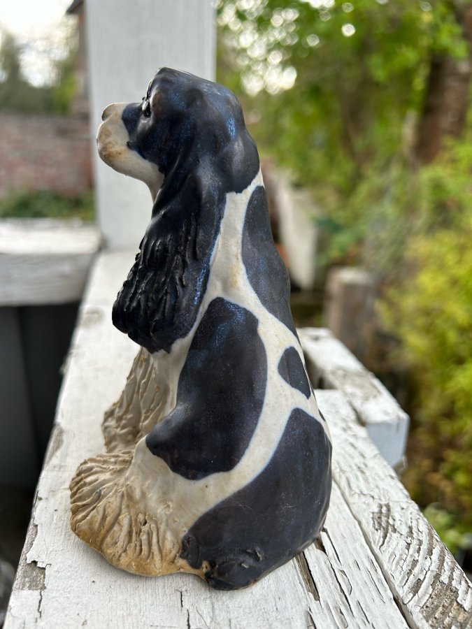 Cocker Spaniel- Jie keramik-Maria Ericsson - keramik hund- vintage -figurin