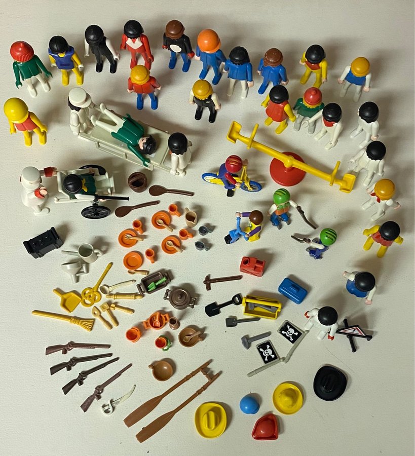 Vintage Playmobil figurer och tillbehör