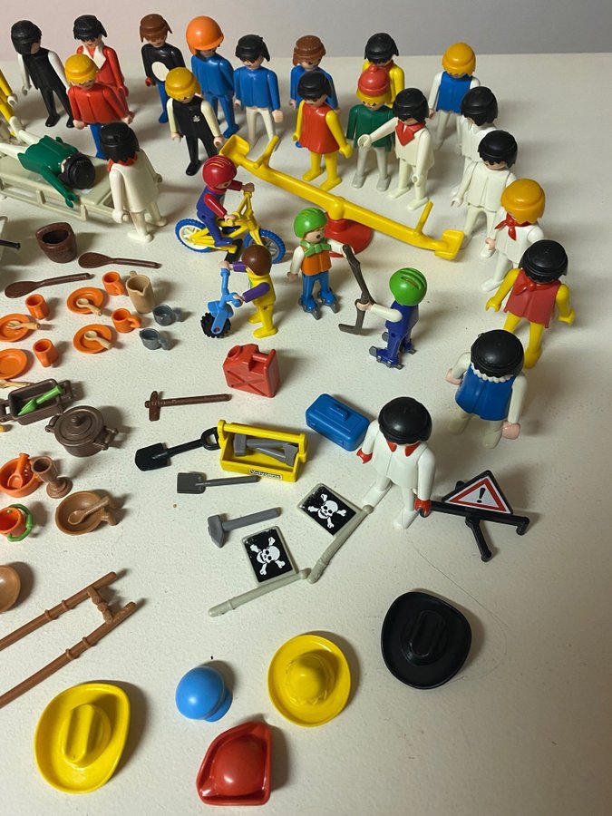 Vintage Playmobil figurer och tillbehör