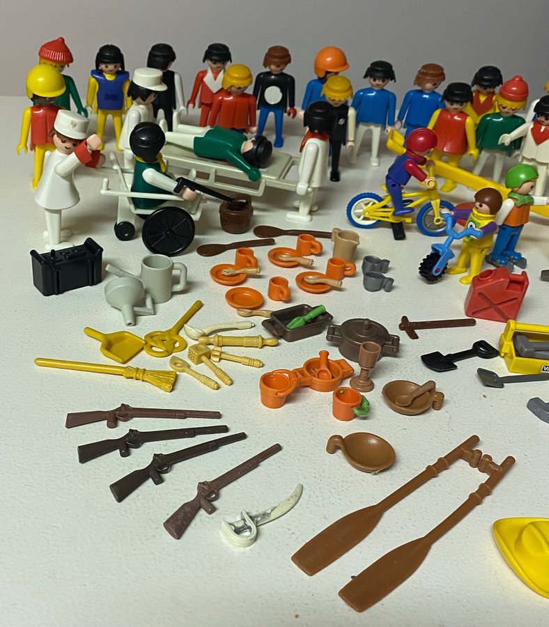 Vintage Playmobil figurer och tillbehör