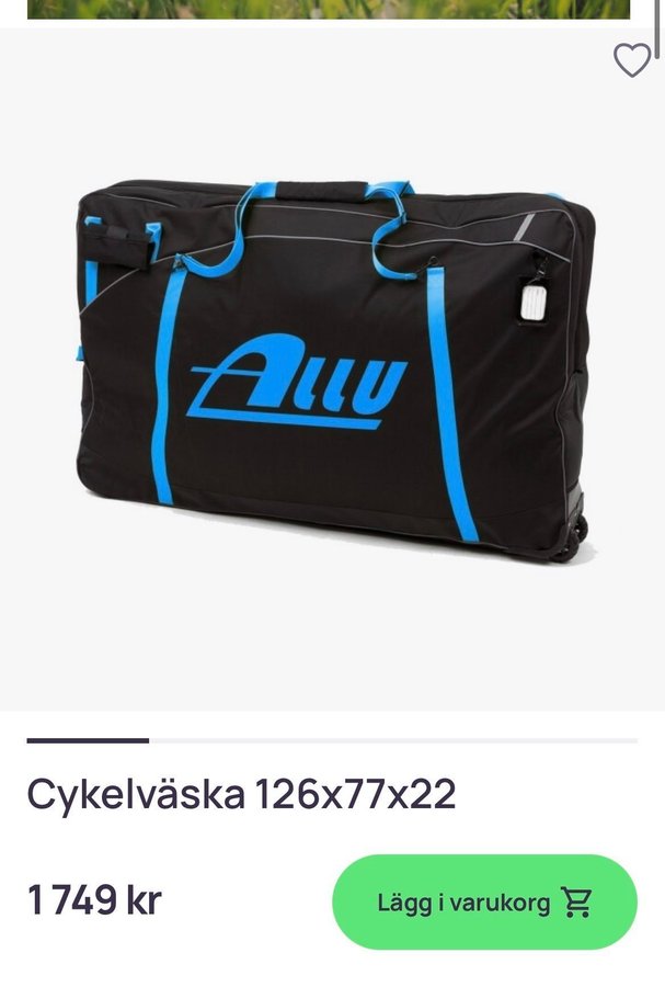 Allu cykelväska 126x77x22