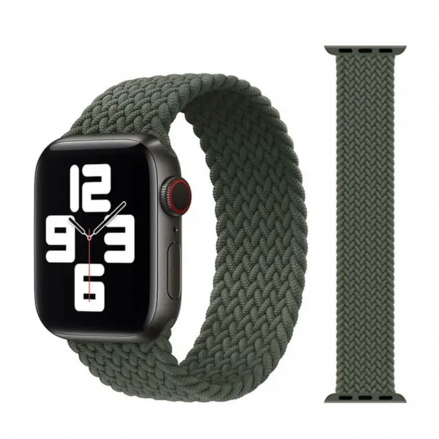 Apple Watch Flätad Solo Loop armband strl: S