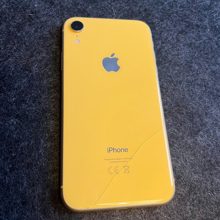 iPhone XR Gul, 64 GB