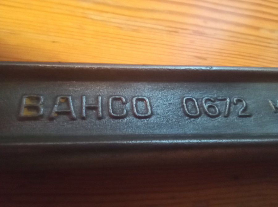 2st Bahco 10" justerbar skiftnyckel