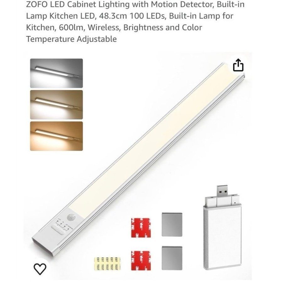 NY LED lampa med rörelse detektor