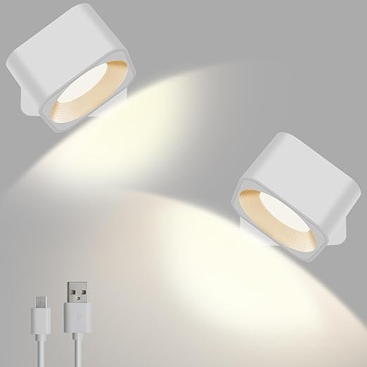 LED Vägglampa med Touch-kontroll-2St