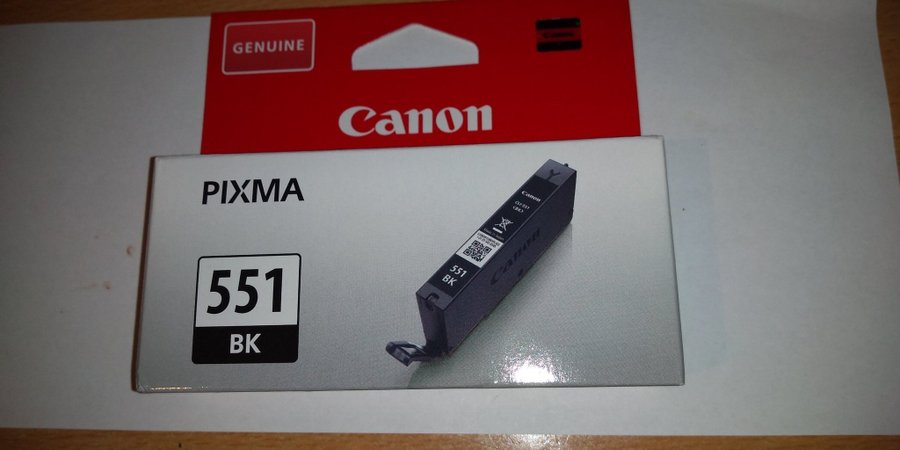 Canon PIXMA 551 BK bläckpatron nr2