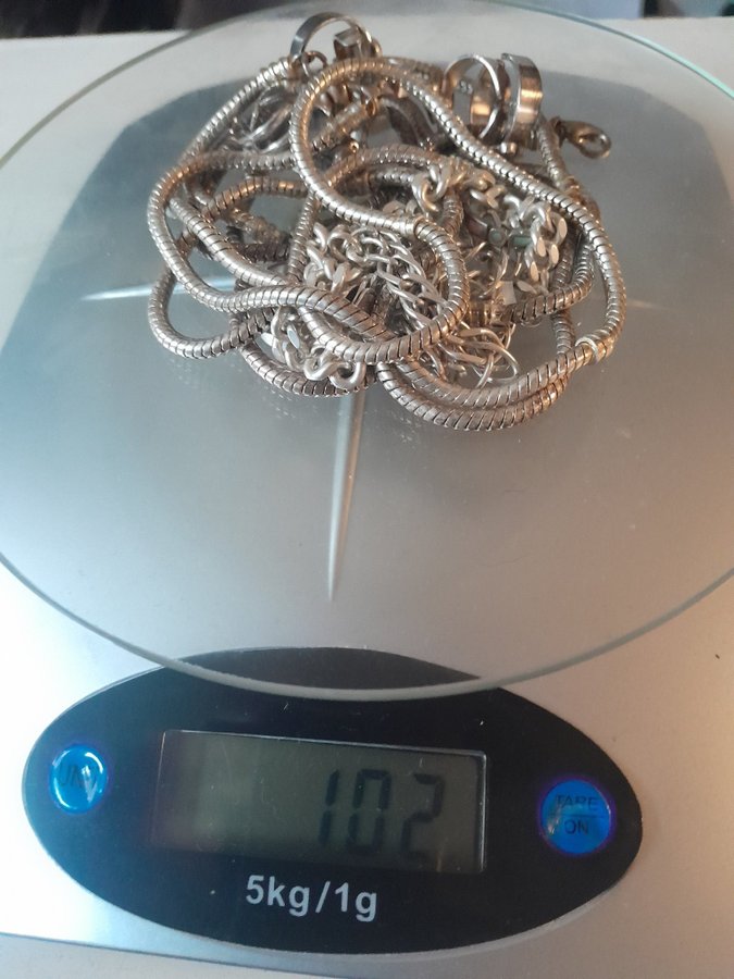 Skrotsilver 102 gram