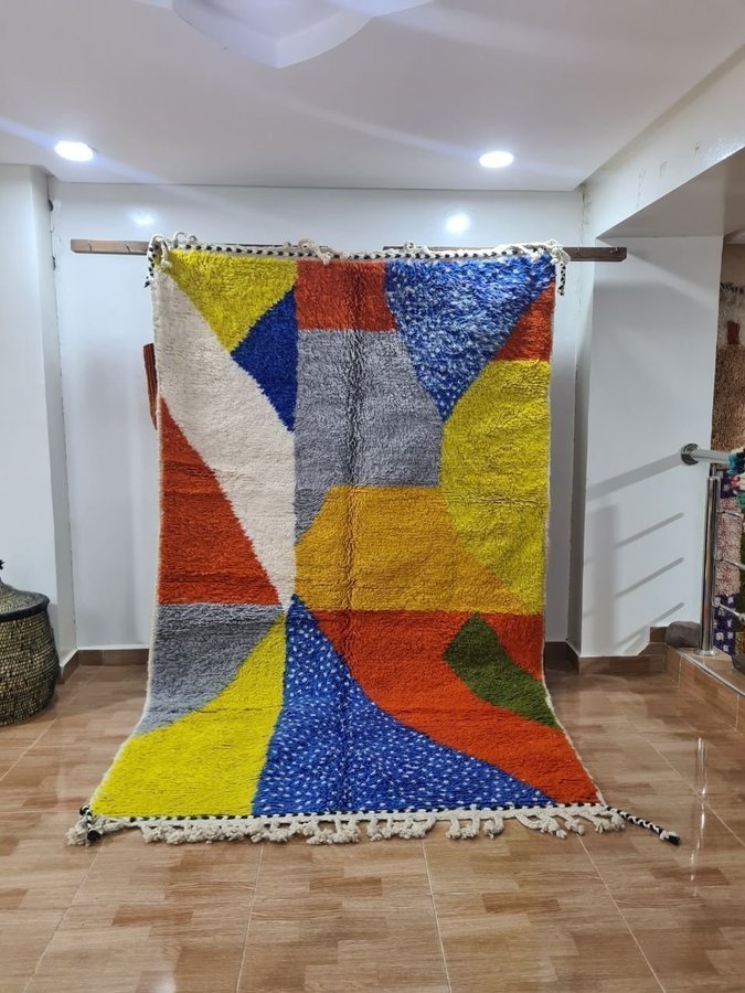 Beni ouarain matta 250x150 cm marockansk handgjord