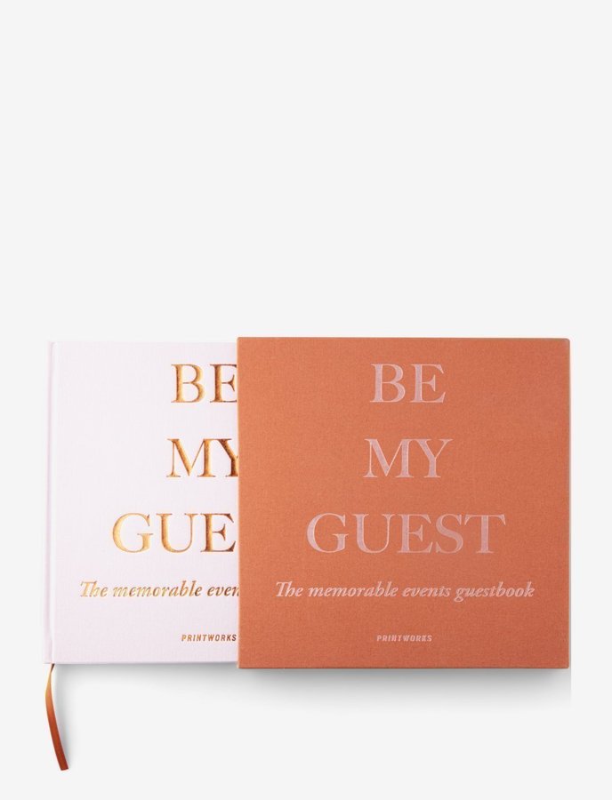 Ny inplastad gästbok. Be My Guest - The memorable events guestbook