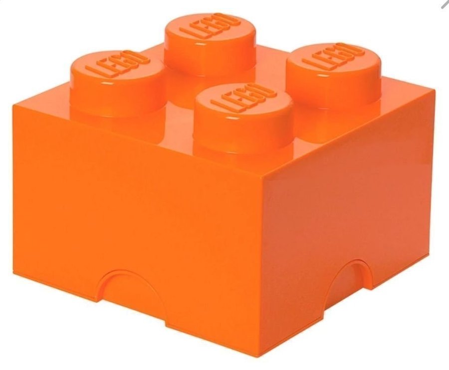 LEGO Förvaringslåda orange